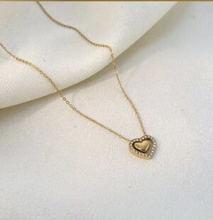 Simple Love shaped neckchain - TA08
