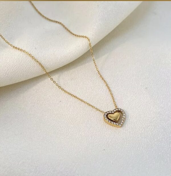 Simple Love shaped neckchain - TA08
