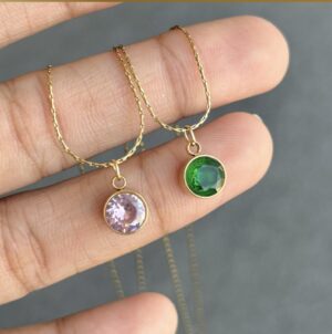 Invisible chain with round pendant - TA05