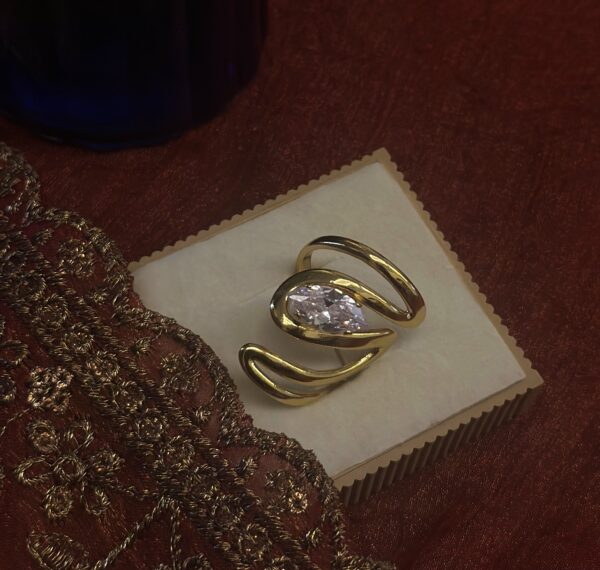 Cute Ring With Stones -TA64