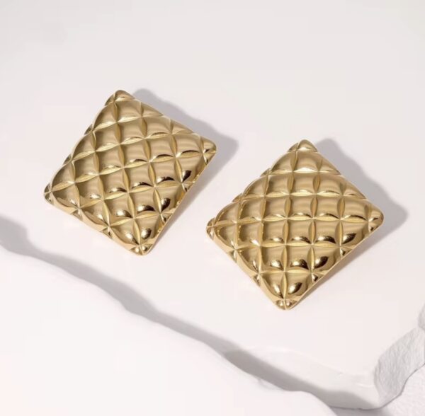 Earrings square shaped - TA49